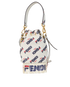 X Fila Fringe Bucket Bag, back view